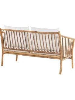 4-tlg Lounge Set MAGGIORE in Braun/Weiß