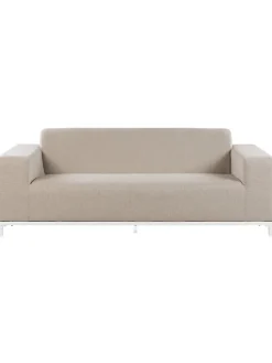 4-tlg Lounge Set ROVIGO in Beige/Weiß