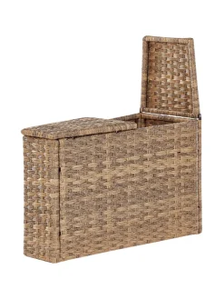 2-tlg Lounge Set SEVERO in Braun/Weiß