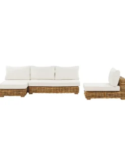 4-tlg Lounge Set VARALLO in /Weiß
