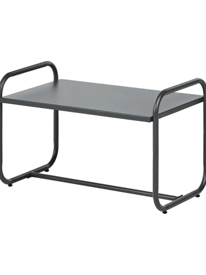 4-tlg Lounge Set VEZZANA in Grau/Schwarz/Braun