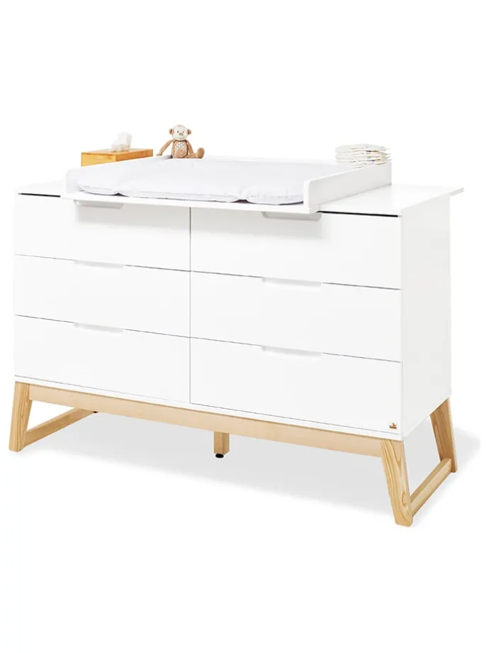 3tlg. Möbel-Set "Bridge" in Weiß