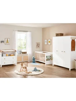 3tlg. Möbel-Set "Lova" in Weiß