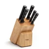 6tlg. Messerblock-Set "Ice Force" in Natur