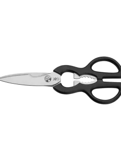 6tlg. Messerblock-Set ''Kineo'' in Beige/ Schwarz