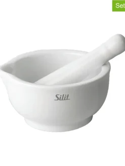 2tlg. Mörser-Set in Weiß - Ø 10 cm