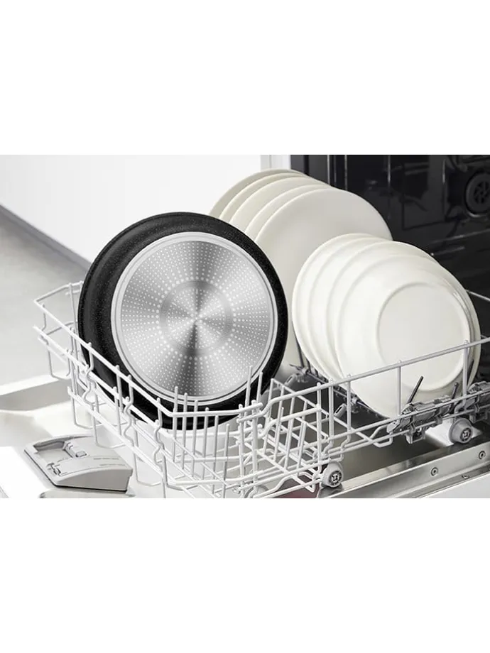 3tlg. Pfannen-Set "Black Stone" in Schwarz