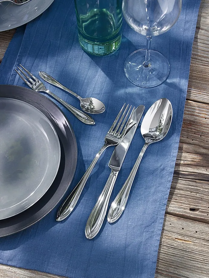 60tlg. Poliertes Edelstahl-Besteckset "Florenz"