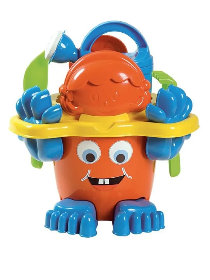 11tlg. Sandspielzeug-Set "Eimer mit Füßen" - ab 12 Monaten