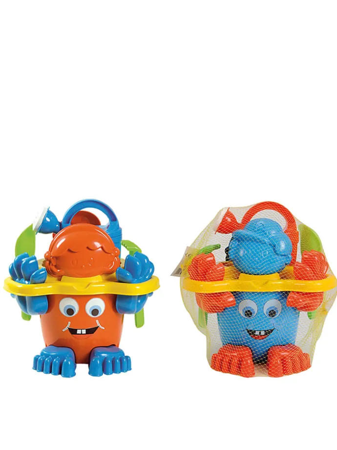 11tlg. Sandspielzeug-Set "Eimer mit Füßen" - ab 12 Monaten