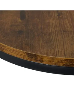 2-tlg. Satztisch-Set in Braun/ Schwarz