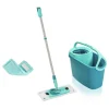 4tlg. Set: Bodenwischer "Clean Twist M Ergo" in Türkis