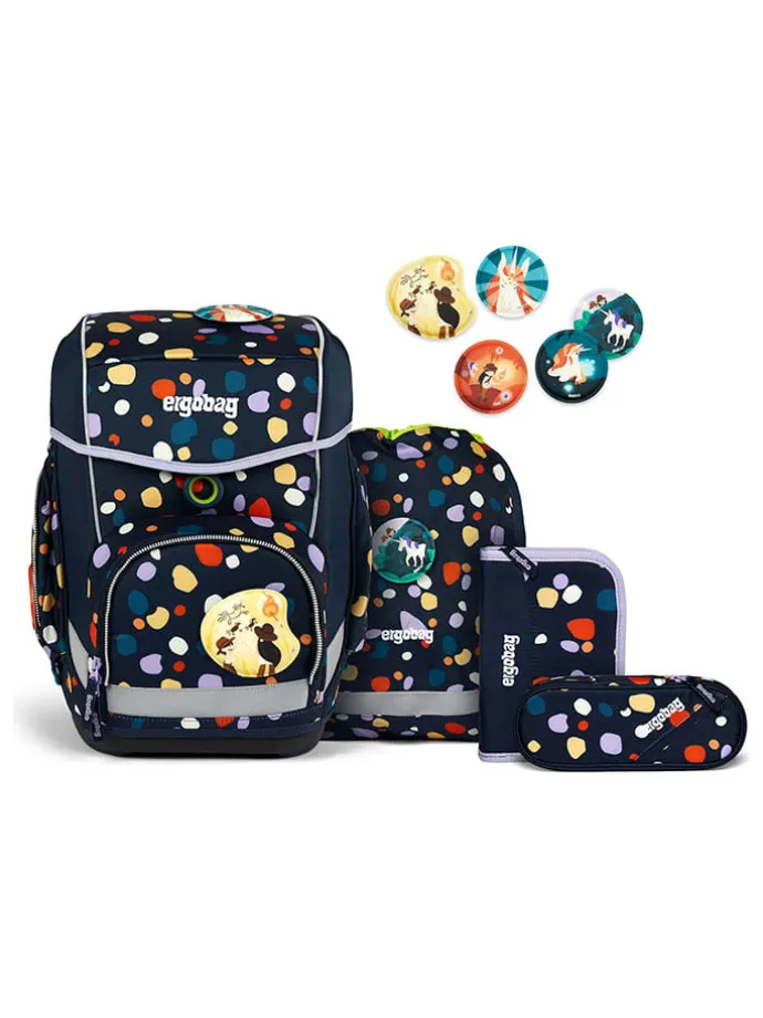 6tlg. Set "Bärnsteinhöhle" in Dunkelblau