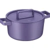 2tlg. Set: Bräter ''Flavour'' in Violett - 5,2 l