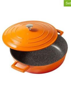 2tlg. Set: Bräter in Orange - 4,2 l