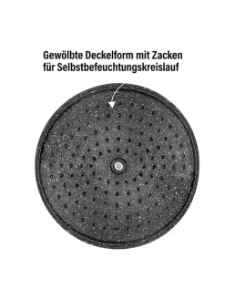 2tlg. Set: Bräter in Orange - 4,2 l