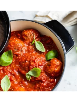 2tlg. Set: Bräter in Schwarz - 3,3 l