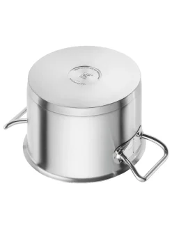 2tlg. Set: Edelstahl-Kochtopf 