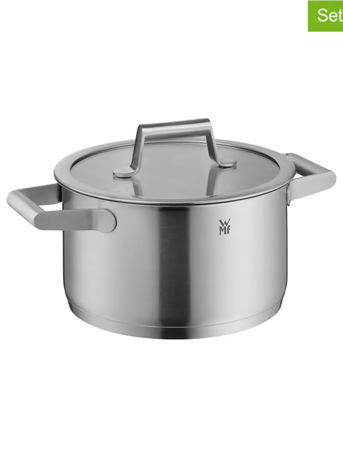 2tlg. Set: Edelstahl-Kochtopf "Comfort Line" - Ø 20 cm