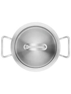 2tlg. Set: Edelstahl-Kochtopf ''Pro'' - 4,3 l