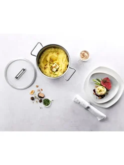 2tlg. Set: Edelstahl-Kochtopf ''Pro'' - 4,3 l