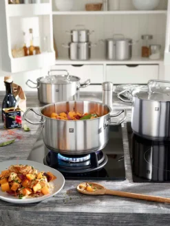 2tlg. Set: Edelstahl-Kochtopf ''Twin'' - 2 l