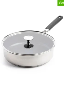 2tlg. Set: Edelstahl-Schmorpfanne "Classic" - Ø 26 cm