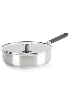 2tlg. Set: Edelstahl-Schmorpfanne "Classic" - Ø 26 cm