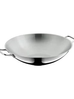 2tlg. Set: Edelstahl-Wok "Macao" - Ø 36 cm