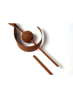 3tlg. Set Gartendekoration RUSTY52 in Braun