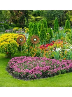 2tlg. Set Gartendekoration MixFELIX in Braun