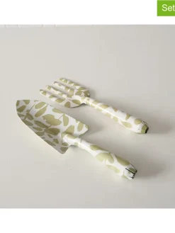 2tlg. Set: Gartenwerkzeug "Fago" in Grün - (H)28 cm