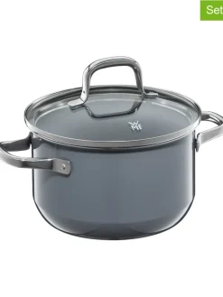 2tlg. Set: Kochtopf "Fusiontec" in Grau - Ø 16 cm