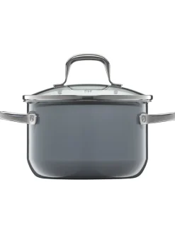 2tlg. Set: Kochtopf "Fusiontec" in Grau - Ø 16 cm