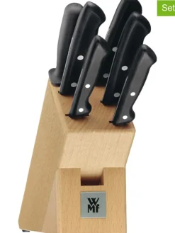 7tlg. Set: Messerblock "Classic Line" in Braun/ Schwarz