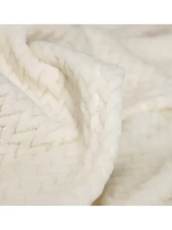 2tlg. Set: Plaid & Kissenhülle 