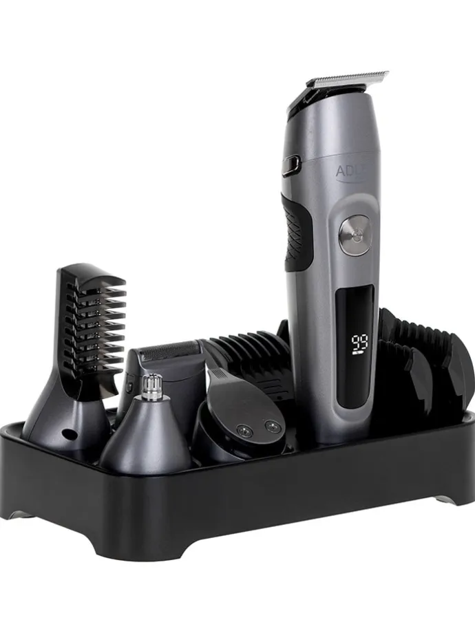 14tlg. Set: Rasierer "AD 2944 Grooming" in Silber