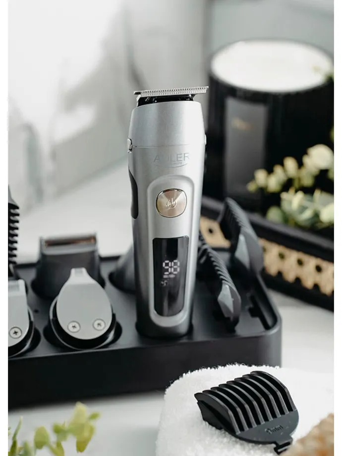 14tlg. Set: Rasierer "AD 2944 Grooming" in Silber