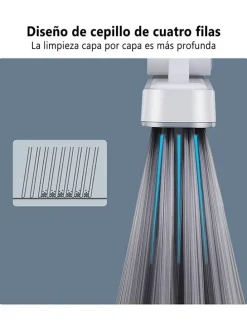 2tlg. Set: Schaufel und Besten in Grau