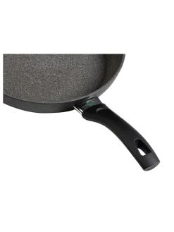 2tlg. Set: Schmorpfanne "Bari" in Schwarz - Ø 28 cm