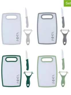 3tlg. Set Schneidebrett mit Zubehör (Überraschungsprodukt)