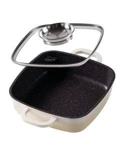 2tlg. Set: Servierpfanne - (L)20 x (B)20 cm