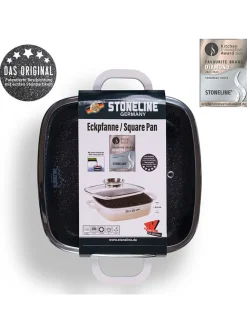 2tlg. Set: Servierpfanne - (L)20 x (B)20 cm