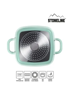 2tlg. Set: Servierpfanne - (L)20 x (B)20 cm