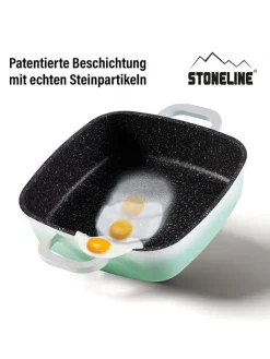 2tlg. Set: Servierpfanne - (L)20 x (B)20 cm