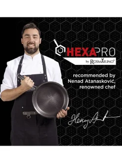 2tlg. Set: Stielkasserolle ''Hexapro'' in Silber - 1,2 l