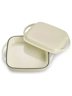 2tlg. Set: Universalbräter in Creme - (L)31 x (B)25,5 cm