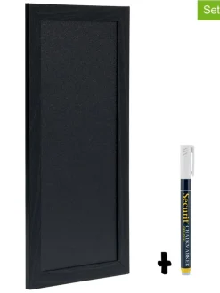 2tlg. Set: Wandtafel und Kreidestift - (B)40 x (H)20 x (T)1 cm