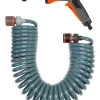4tlg. Spiralschlauch-Set in Grau
