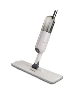 3tlg. Sprühwischer- Set in Weiß/ Grau